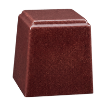 Temple Niche Cultured Granite Cremation Urn for Ashes - Rasp-Rose
