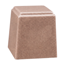 Temple Niche Cultured Granite Cremation Urn for Ashes - Sand