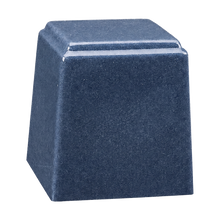 Temple Niche Cultured Granite Cremation Urn for Ashes - Wedgewood