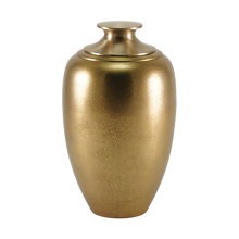 Textured Bronze Brass Adult Cremation Urn with Bronze Lid - Funeral.com, Inc.