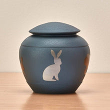 Textured Brown Rabbit Silhouette Medium Pet Cremation Urn - Funeral.com, Inc.