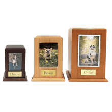 Tower Pet Cremation Urn with Photo Holder - Funeral.com, Inc.