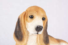 Tri - Color Basset Hound Figurine Extra Large Pet Urn - Funeral.com, Inc.