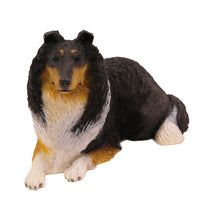 Tri - Color Collie, Resting Figurine Pet Cremation Urn - Funeral.com, Inc.