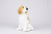 Tri - Color Tan, Black & White Beagle Figurine Extra Large Pet Urn - Funeral.com, Inc.