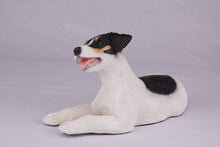 Tri - Color White, Black & Tan Jack Russell Terrier Figurine Large Pet Urn - Funeral.com, Inc.