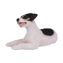 Tri - Color White, Black & Tan Jack Russell Terrier Figurine Large Pet Urn - Funeral.com, Inc.