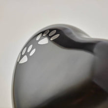 Two Pewter Paw Slate Heart Small Pet Cremation Urn - Funeral.com, Inc.