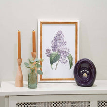 Violet Ceramic Medium Pet Urn with Memory Light and Paw Design - Funeral.com, Inc.