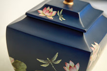 Water Lily Dragonflies Blue Resin Adult Cremation Urn - Funeral.com, Inc.
