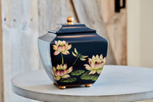 Water Lily Dragonflies Blue Resin Adult Cremation Urn - Funeral.com, Inc.