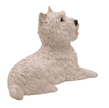 Westie, Lying Down Figurine Pet Cremation Urn - Funeral.com, Inc.