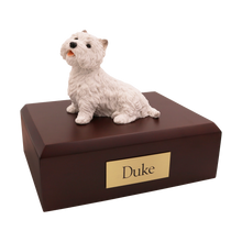 Westie, Sitting Figurine Pet Cremation Urn - Funeral.com, Inc.