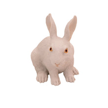 White Alert Rabbit, Sitting Figurine Pet Cremation Urn - Funeral.com, Inc.