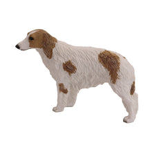 White and Brown Borzoi, Standing Figurine Pet Cremation Urn - Funeral.com, Inc.