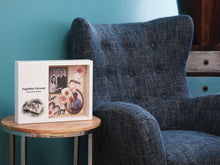 White Gloss MDF Bible & Rosary Shadowbox Medium Cremation Urn - Funeral.com, Inc.