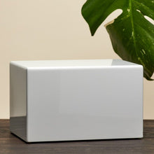 White Gloss MDF Box Adult Cremation Urn - Funeral.com, Inc.