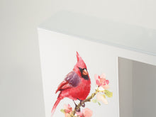 White Gloss MDF Cardinal Shadowbox Medium Cremation Urn - Funeral.com, Inc.