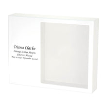 White Gloss MDF Shadowbox Medium Cremation Urn - Funeral.com, Inc.