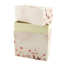 White Hardboard Cherry Blossom Adult Cremation Urn - Funeral.com, Inc.