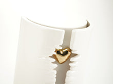 White Heart Column Lighted Ceramic Adult Cremation Urn - Funeral.com, Inc.