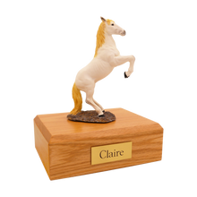 White Horse, Rearing Figurine Pet Cremation Urn - Funeral.com, Inc.