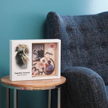 White MDF Eagle Shadowbox Medium Cremation Urn - Funeral.com, Inc.