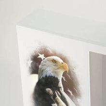 White MDF Eagle Shadowbox Medium Cremation Urn - Funeral.com, Inc.