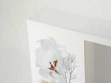 White MDF Pheasants Shadowbox Medium Cremation Urn - Funeral.com, Inc.