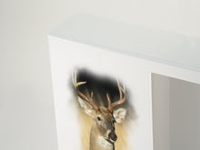 White MDF White - Tailed Deer Shadowbox Medium Cremation Urn - Funeral.com, Inc.