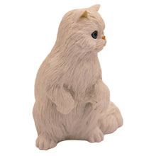 White Persian Cat, Sitting Figurine Pet Cremation Urn - Funeral.com, Inc.