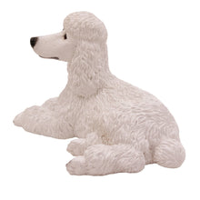 White Poodle, Resting Figurine Pet Cremation Urn - Funeral.com, Inc.