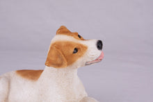 White & Tan Jack Russell Terrier Figurine Large Pet Urn - Funeral.com, Inc.