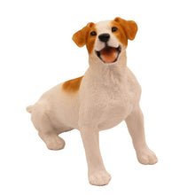White & Tan Jack Russell Terrier, Sitting Figurine Pet Cremation Urn - Funeral.com, Inc.