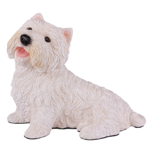 White West Highland Terrier Resin Figurine Extra Large Pet Urn - Funeral.com, Inc.
