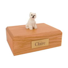 White Westie, Sitting Upright Figurine Pet Cremation Urn - Funeral.com, Inc.