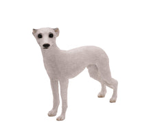 White Whippet, Standing Figurine Pet Cremation Urn - Funeral.com, Inc.