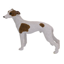 White Whippet with Brown Spots, Standing Figurine Pet Cremation Urn - Funeral.com, Inc.