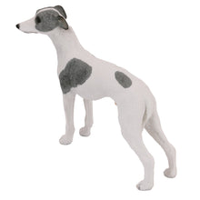 White Whippet with Gray Spots, Standing Figurine Pet Cremation Urn - Funeral.com, Inc.