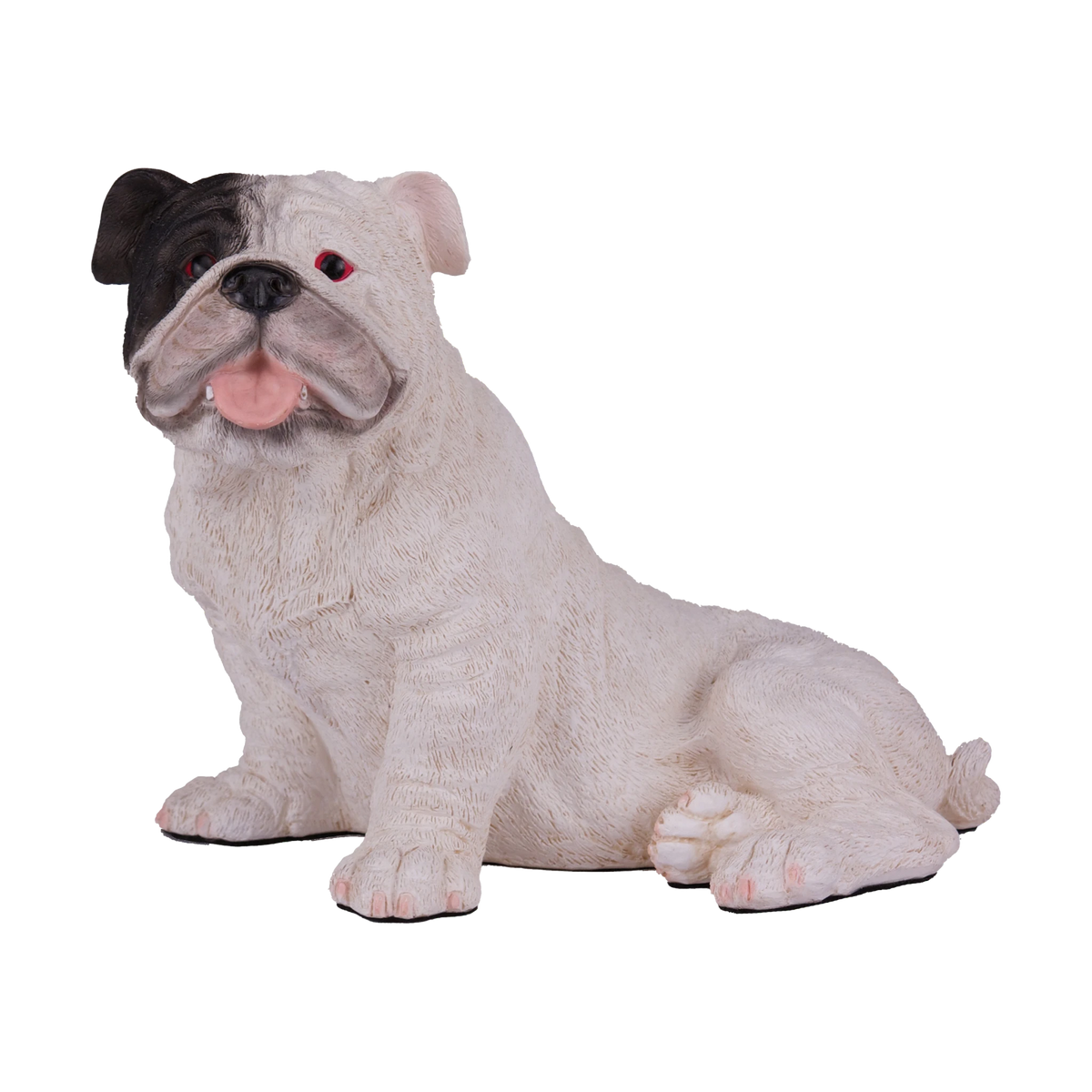 This post has gone to the dogs. 🐾English bulldog ceramic white  White | TORRES & TAGUS | English Bulldog Decor display picture 1