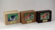 Wooden Pet Cremation Urn with 3.5" x 5" Photo Holder - Funeral.com, Inc.