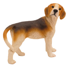 Wooden Pet Urn with Standing Beagle Figurine & 4x6 Inches Photo Holder - Funeral.com, Inc.