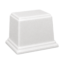Rectangle Cultured Granite Cremation Urn For Ashes - Frost