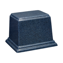 Rectangle Cultured Granite Cremation Urn For Ashes - Wedgewood